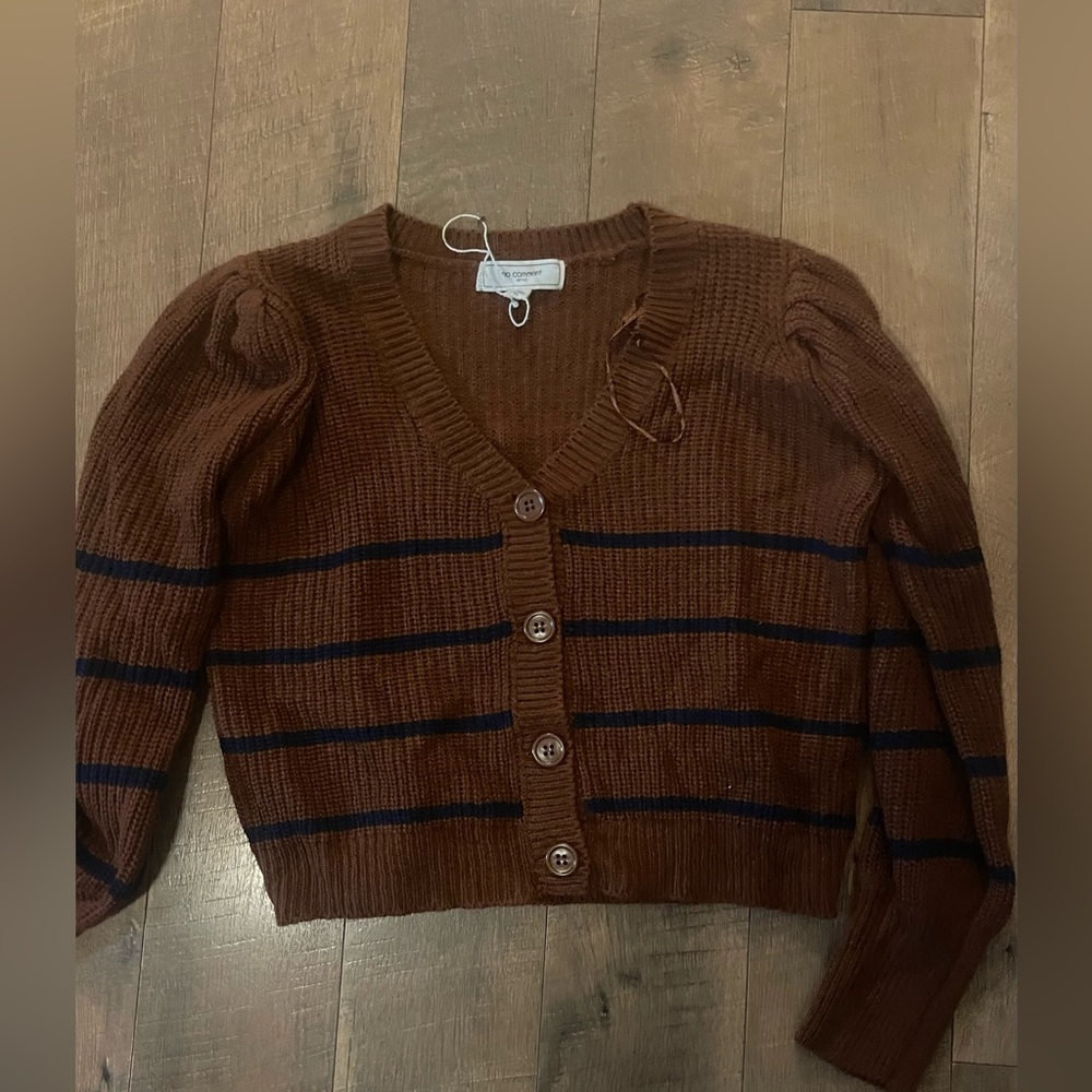Brown and Dark Blue Blackish Sweater